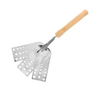 Amosfun Ustensile Pour Écraser Galette Fromage Spatule En Acier Pelle À Frire Outil De Presse Résistant Chaleur Pour Gâteau Cuisine En Acier Inoxydable Et Plat Palette