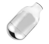 Amosfun Verre pour Boissons Chaudes Bouteille à Isolation Sous Vide Petite Bouteille Eau Thermique avec Doublure Verre pour Maison et Bureau