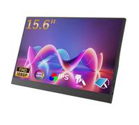 Amoudo 15.6 pouces moniteur Portable 1920x1080P étendre l'affichage IPS LCD panneau trou de stylo support VESA USBC Mini HDMI affichage Mobile portable monitor