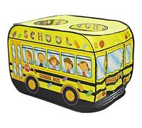AMOUNE Tente Enfant, Tente Concept Bus Scolaire - Espace de Jeu intérieur comme extérieur pour Enfant ,Jouet pour Garçons et Filles