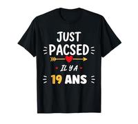 Amour 19 Ans Rencontre Couple Anniversaire 19 Ans de pacs T-Shirt
