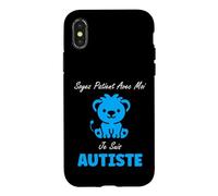 Amour Autisme Soyez Patient avec Moi Je suis autiste Coque pour iPhone X/XS