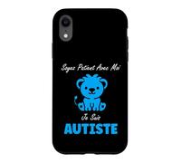 Amour Autisme Soyez Patient avec Moi Je suis autiste Coque pour iPhone XR