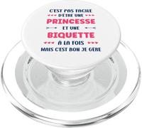 Amour biche Prénom Biquette chérie Humour Biquette PopSockets PopGrip pour MagSafe