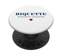 Amour biche Prénom Biquette chérie Surnom Biquette PopSockets PopGrip Adhésif