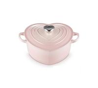 Le Creuset Casserole en forme de cœur avec poignée en fonte en forme de cœur 20 cm, 21401207774455, rose