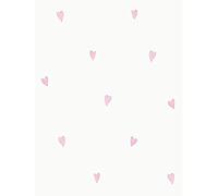 Amour coeurs papier peint rose Holden 12581