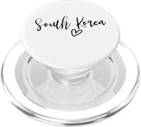 Amour Corée du Sud Mignon Coeur Fier Coréen Amour Corée du Sud PopSockets PopGrip pour MagSafe