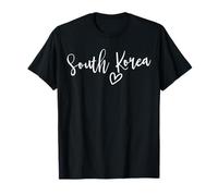Amour Corée du Sud Mignon Coeur Fier Coréen Amour Corée du Sud T-Shirt