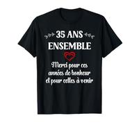 Amour couple Je t'aime depuis 35 ans T-Shirt