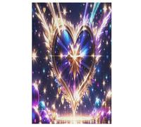 Amour Crystal Puzzles Adulte 1000 Pieces Cadeau Famille Puzzle Classique 3D EnfantsJouet en Bois Cadeau Unique 78×53cm