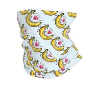 Amour De Banane Mignonne Femme Homme Bandana Douce Snood Anti-Solaire Tour De Cou pour Moto Randonnée Vélo Golf