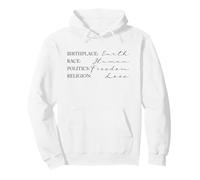 Amour de la liberté Humaine de la Terre (déclaration Positive) Sweat à Capuche