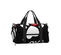 Amour de l'empreinte de Patte de Chien,Sac de Sport bandoulière à Main, Sac de Voyage Grande capacité pour Femmes et Hommes