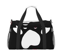 Amour de l'empreinte de Patte de Chien,Sacs de Sport, Sacs de Voyage bandoulière pour Le Sport, Sacs de Voyage Grande capacité pour Femmes et Hommes