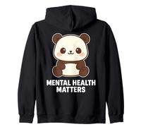 Amour de soi avec cet adorable panda kawaii santé mentale Sweat à Capuche