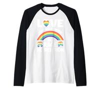 Amour, Déclaration Pour L'amour, L'égalité Et La Diversité! Manche Raglan