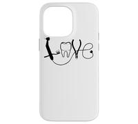 Amour Dentiste Médecin Dentiste Assistante Dentiste Coque pour iPhone 14 Pro Max