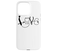 Amour Dentiste Médecin Dentiste Assistante Dentiste Coque pour iPhone 15 Pro Max