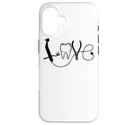 Amour Dentiste Médecin Dentiste Assistante Dentiste Coque pour iPhone 16