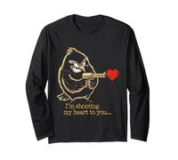 Amour des Oiseaux Fous - Humour Romance Sarcastique Manche Longue
