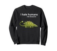 Amour Dinosaure Je déteste Les Gens autisme Nerd Dino Sweatshirt
