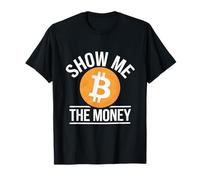 Amour et argent J'aime l'argent Montrez-moi l'argent Funny Bitcoin T-Shirt