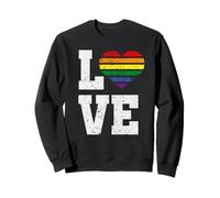 Amour et égalité | Fierté LGBTQ | Proud Ally Rainbow Queer Sweatshirt