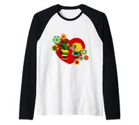 Amour et Lutte Libre Manche Raglan