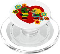 Amour et Lutte Libre PopSockets PopGrip pour MagSafe