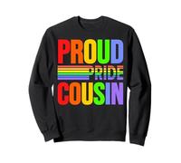 Amour et Soutien pour Les Enfants homosexuels de Proud Pride Cousin Rainbow Sweatshirt