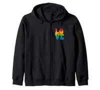Amour, fierté et égalité | Fier allié LGBTQ | Rainbow Queer | LGBT Sweat à Capuche