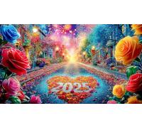 Amour-Fleurs Puzzle 1000 pièces Educa Jeu D'Intelligence Décoration Intérieure Jeu éduchatif Challenge Toy pour Adultes & Enfants des 14 Ans 38x52cm/1000pcs