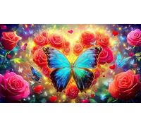 Amour-Fleurs Puzzle 1000 pièces Educa Jeu D'Intelligence Décoration Intérieure Jeu éduchatif Challenge Toy pour Adultes & Enfants des 14 Ans 38x52cm/1000pcs