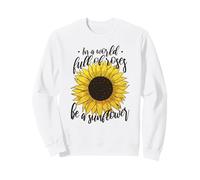 Amour Floral d'automne De Tournesol Sweatshirt