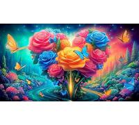 Amour-Flowers Puzzle 1000 pièces Educa Cadeau Unique De l'art Décoration Jeu éducatif Challenge Toy pour Adultes & Enfants des 14 Ans 75x50cm/1000pcs