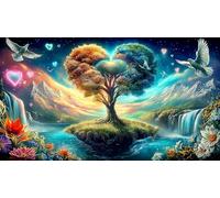 Amour-Flowers Puzzle 1000 pièces Educa Cadeau Unique Décoration Intérieure Jeu éducatif Challenge Toy pour Adultes & Enfants des 14 Ans 75x50cm/1000pcs