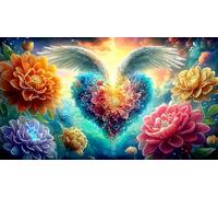 Amour-Flowers Puzzle 1000 pièces Educa Cadeau Unique Décoration Intérieure Jeu éducatif Challenge Toy pour Adultes & Enfants des 14 Ans 75x50cm/1000pcs