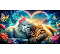 Amour-Flowers Puzzle 1000 pièces Educa Divertissement créatif Décoration Intérieure Jeu éducatif Challenge Toy pour Adultes et Enfants à partir de 12 Ans 75x50cm/1000pcs