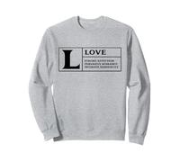 Amour Forte Affection Pervasive Romance Intime Sensualité Sweatshirt