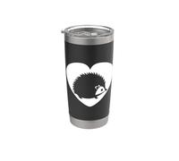 Amour Hérissons Animaux Drôle petit Simple hérisson Gobelet isotherme en acier inoxydable double paroi
