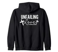 Amour Inébranlable Psaume 33:22 Design Inspirant Sweat à Capuche