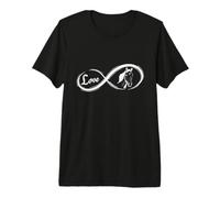 Amour Infini pour Les Chevaux T-Shirt Haut de Gamme
