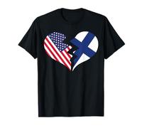Amour International des États-Unis et de la Finlande T-Shirt