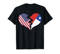 Amour International des États-Unis et du Chili Broken Heart T-Shirt