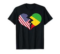 Amour International du cœur brisé aux États-Unis et au Mali T-Shirt