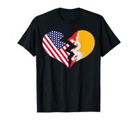 Amour International du cœur brisé des États-Unis et du Bhutan T-Shirt