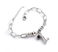 Amour irrégulier Coeur Noire Zircon Femelle Charme