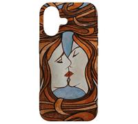 Amour lesbien Style Art Nouveau Coque pour iPhone 17