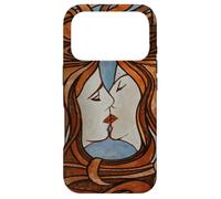 Amour lesbien Style Art Nouveau Coque pour iPhone 17 Pro